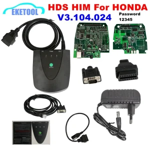 Per Honda HDS HIM Strumento Sistema Diagnostico Per HONDA Modulo Interfaccia Verde Doppio PCB Con RS232 Qualità Stabile Nuovo V3.104.24