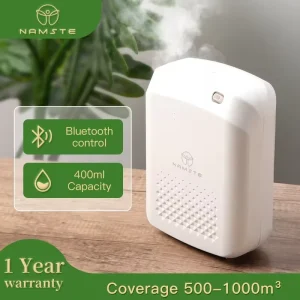 Namste Macchina per aromaterapia domestica controllata Bluetooth Aromaterapia per ufficio Materiale PP Copertura per macchina purificatore d’aria 500m3