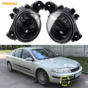 2 X 30W Auto Anteriore LED Lente Fendinebbia DRL 12V Per Renault Laguna 2/II Pre-Facelift 2001 2002 2003 2004 2005 (Non Fit Facelift)