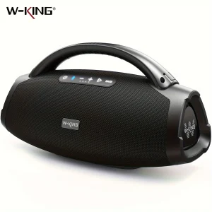 W-KING Altoparlanti Bluetooth portatili da 200 W RMS, altoparlante impermeabile Boombox per bassi massivi IPX7 Altoparlante esterno grande e forte
