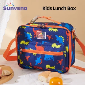 Sunveno Kids Lunch Box borsa morbida isolata Mini Cooler Back to School Thermal pasto Tote per ragazze e ragazzi