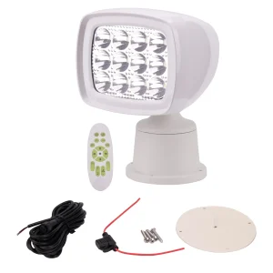 Proiettore con telecomando a LED wireless Faretto per barche marine 10-30V IP65 1600LM