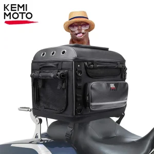 Borse da trasporto per gatti per cani da compagnia per moto per Street Glide Road King con sedile passeggero o portapacchi Modelli di trike da turismo Borsa per animali domestici