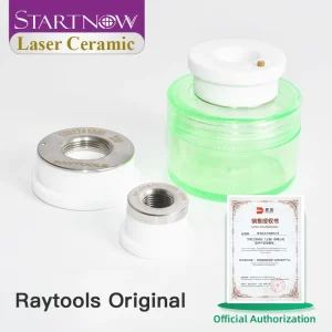 Startnow Raytools Supporto per ugello per testa laser in ceramica originale D32mm per pezzi di ricambio per macchine da taglio in fibra Empower