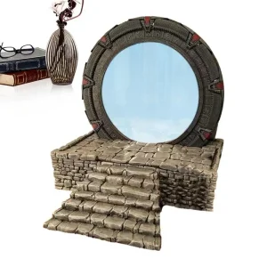 Star Gate Light Mirror fantastico Atlantis Universe Cosplay Prop Anime Atlantis scultura da collezione modello giocattolo regalo per i fan