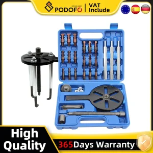 Set di Estrattori per Cuscinetti 21 in 1, Estrattore a 3 Griffe, Strumento per Rimozione Cuscinetti, Set di Estrazione Idraulica per Fori Interni