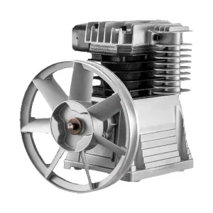 SucceBuy Testine del compressore d’aria Pistone Doppio cilindro Singolo stadio 2.2KW 375L/MIN 12CFM 11Bar 159.5PSI 1300RPM per tessuti chimici