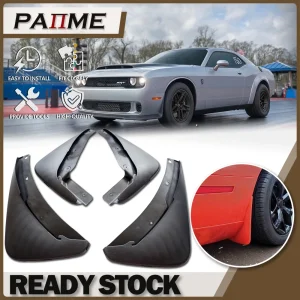 Paraspruzzi Per Dodge Challenger 2015 2016 2017 2018 2019 non per paraspruzzi a corpo largo Set anteriore posteriore Ş YC 101043