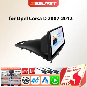Android Radio Car Multimedia CarPlay per Opel Corsa D 2007-2012 Android Auto 6115 CarPlay Stereo Lettore Schermo Intelligente