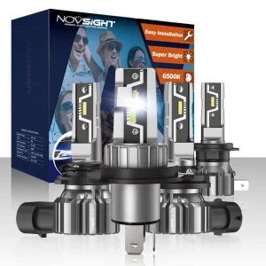 NOVSIGHT N57 H7 Lampade super luminose H4 H11 H8 H9 H1 9005 HB3 9006 HB4 880 881 Mini dimensioni 50W 10000LM Faro 6500K Fendinebbia bianco