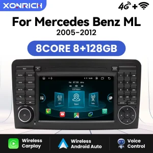 XONRICH autoradio per Mercedes Benz classe M W164 classe GL X164 ML GL wireless CarPlay navigazione automatica Android No 2 Din DVD