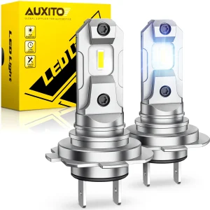 AUXITO H7 HA CONDOTTO LA Lampadina Del Faro 360 H7 HA CONDOTTO LA Luce Canbus Fanless per Mercedes Benz w204 w203 w211 c180 w212 w447 s203 b180 classe c