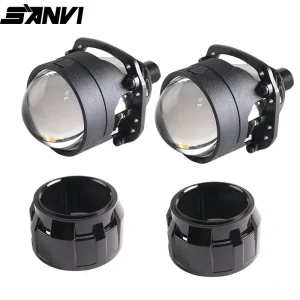Sanvi 2.5 pollici S8 MINI Car Bi LED proiettore lente faro 12V 35W 6000K 25000LM Auto Auto LED faro H4 H7 9005 9006 luce