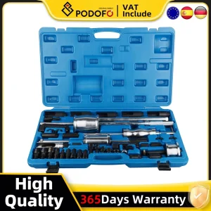 Kit di strumenti per estrattore per iniettore di carburante diesel professionale Set di rimozione ugello diesel Set di estrattori per martello scorrevole