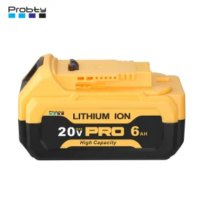 Probty per Dewalt DCB200 20 V 6000mAh batteria di ricambio compatibile con Dewalt 20 V 18 v e 20 Vot Tools per Dewalt