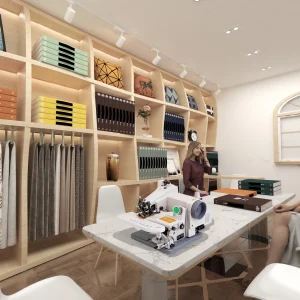 Macchina da cucire portatile per punti di catena con orlo a punto cieco 1200 punti al minuto per sartoria e modifiche di abbigliamento