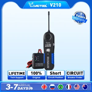 VDIAGTOOL V210 Automotive Circuit Tester 6-42V Short Open Finder Checker Car Repair Cable Circuit Wire Tracker Tracers Analyzer