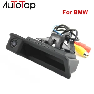AUTOTOP Telecamera posteriore per auto per BMW X1 X5 X6 E39 E82 E88 E84 E90 E91 E92 E93 E60 E61 E70 E71