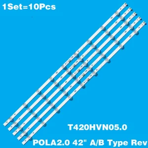 Striscia di retroilluminazione a LED per 42LN5708-ZA 42LN575S 42LN5406 42LN5750 42LN5300 Innotek POLA2.0 POLA 2.0 42 AB