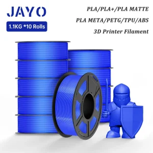 Filamento JAYO PLA Meta/ABS/ PLA / TPU/PETG 1.75MM 10 rotoli 100% senza bolle per materiali stampante 3D FDM filamento regalo fai da te FastShip