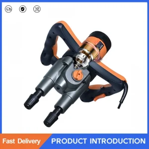 R6203C miscelatore industriale vernice vernice cemento stucco polvere doppia asta betoniera elettrica per calcestruzzo betoniera miscelatore per cemento miscelatore malta cemento