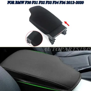 Nero Alcantara Bracciolo Bracciolo Copertura Scorrevole Per Il 2012 2013 2014 2015 2016 2017 2018 2019 2020 BMW F30 F31 F32 F33 F34 F36