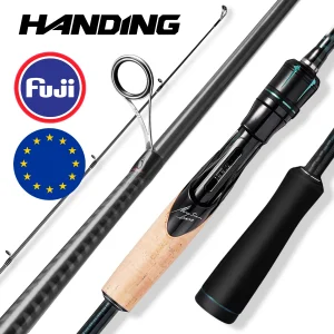 HANDING Magic L Canna da pesca 1.98-2.44M UL/L/ML/MH/M Canna da pesca a 2 sezioni MF/F Peso esca 1,5-40G per acqua di mare o acqua dolce