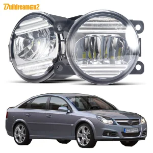 2 Pcs 30W H11 LED Gruppo fendinebbia 3000LM Auto Anteriore Nebbia Lampada di marcia diurna per Opel Vectra C Sedan Estate GTS 2002-2008
