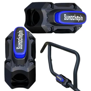 Protezioni per moto 2 pezzi Blocco barra di protezione antigraffio per motore adatto per 0,78-1,02 pollici Diametro tubo Protezione paraurti Anti-collisione