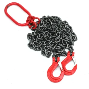 Imbracatura per catena di sollevamento regolabile per porte minate edifici funzionante 2 metri 3 tonnellate 8 mm