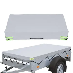 Copertura per rimorchio Rimorchio da campeggio per camper Telone piatto Protezione UV Copertura per rimorchio impermeabile per camper per altri veicoli e rimorchi per auto