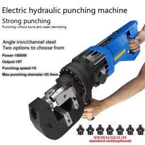 Punzonatrice idraulica elettrica Punzonatrice per canale in ferro angolare Punzonatrice fotovoltaica portatile in acciaio inossidabile