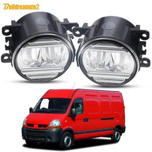 2X30W LED Gruppo fendinebbia per Renault Master II 1998-2010 Auto Anteriore Nebbia DRL Lampada di marcia diurna 3000LM H11 12V Ad Alta Luminosità