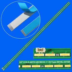 2 pezzi retroilluminazione a LED per 55UH605V 55UH620V 55UH617V 55UH6150 55UF6430 55UH615V 55UF680v 55UH6257 55UF7767 55UH625V 6922L-0159A