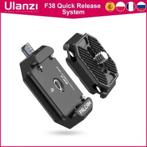 Ulanzi FALCAM F38 Fotocamera DSLR universale Gimbal Arca Swiss Morsetto per piastra a sgancio rapido Interruttore rapido Adattatore per montaggio cursore per treppiede