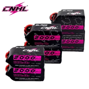 2 pz CNHL Lipo batteria 3S 4S 6S 2000mAh 11.1V 14.8V 22.2V 100C con spina XT60 per RC aereo elicottero Quadcopter FPV Drone