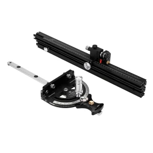 HONGDUI HD-MG21 calibro mitra 0-70 gradi con recinzione estesa da 850mm per la lavorazione del legno tavolo sega Router impostazione dell’angolo di precisione