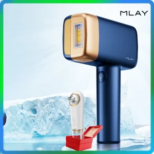 Depilazione laser MLAY T14 Epilatore permanente malese IPL Ice Cool Indolore Depilador a Laser 500000   Flashes Epilatore viso corpo