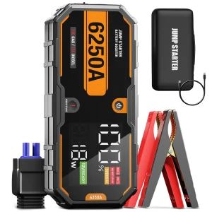 AdoreTrip Auto 6000A Portatile 12V Jump Starter Power Bank 12V Auto Caricabatteria Booster Dispositivo di Avviamento Con Luce A Led