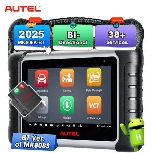 Autel MaxiCOM MK808K-BT MK808K BT Bluetooth OBD2 Scanner come lettore di codici per strumenti diagnostici bidirezionale completo MK808BT Pro