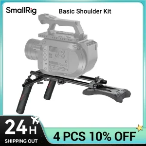 Kit di montaggio a spalla per fotocamera di base universale SmallRig per DSLR, Mirrorless e Small Camera Shoulder Rig – 2896C