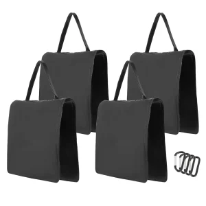Borsa per pesi sacchi di sabbia neri borsa per l’acqua resistente fotografia sfondo supporto per fondale Studio fotografico braccio a braccio treppiede a sbalzo