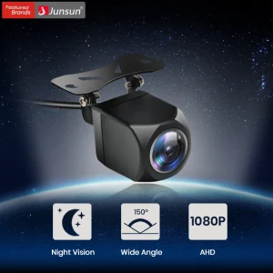 Telecamera per la retromarcia dell’auto risoluzione 1080P visione notturna impermeabile parcheggio di retromarcia grandangolare a 120 ° per accessori per auto Junsun
