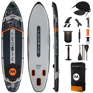 Myboat Waterproof Extra Wide Paddle Board gonfiabile muslimstanding Style pesca acquatica con accessori SUP