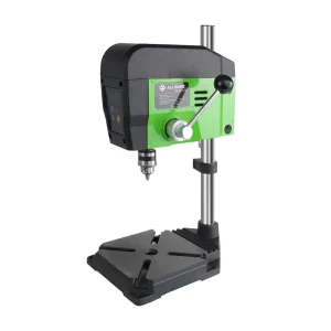 Allsome Trapano da banco in ghisa a 4 velocità compatibile con batteria Makita 18V e adattatore CA 220V