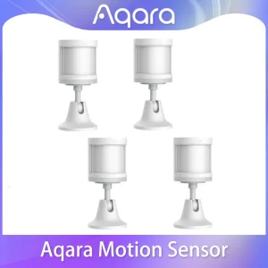 Sensore di Movimento Aqara, Sensori Intelligenti per il Corpo Umano, Rilevamento Movimenti, Connessione WiFi e ZigBee per Hub Aqara e App XiaoMi Home