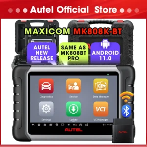 Autel MaxiCOM MK808KBT PRO MK808K BT Strumenti diagnostici per auto Bluetooth Scanner OBD2 completamente bidirezionale Diagnosi automatica PK MK808