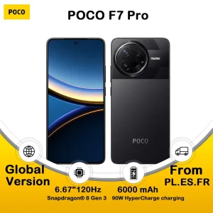 POCO F7 Pro 5G NFC in tutto il mondo ® 8 Display AMOLED 3 generazione 120 Hz 2K 90 W