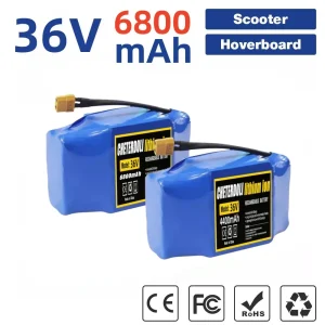 Batteria ricaricabile al litio 36V 12Ah 10 s2p, vera per monociclo HoverBoard Scooter elettrico autobilanciato, batteria eccezionale