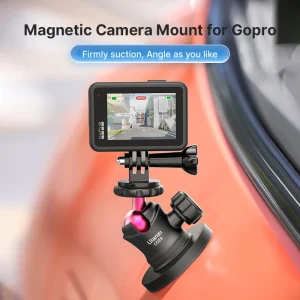 Ulanzi C029 Treppiede magnetico con testa a sfera Cloud Terrace per Gopro 7 8 9 10 11 12 Supporto base per action camera per smartphone